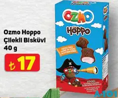 OZMO HOPPO ÇİLEKLİ BİSKÜVİ 40 G
